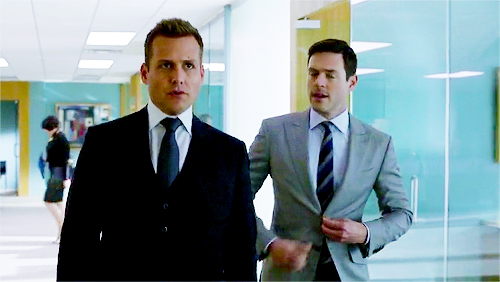 Harvey wore a waistcoat, so at least there was that.